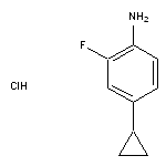 4-cyclopropyl-2-fluoroaniline hydrochloride