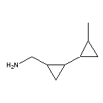 [2-(2-methylcyclopropyl)cyclopropyl]methanamine