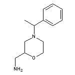 [4-(1-phenylethyl)morpholin-2-yl]methanamine