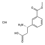 (3S)-3-amino-3-[3-(methoxycarbonyl)phenyl]propanoic acid hydrochloride