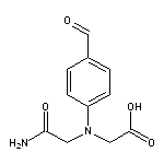 2-[(carbamoylmethyl)(4-formylphenyl)amino]acetic acid