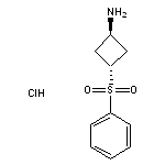 (1r,3r)-3-(benzenesulfonyl)cyclobutan-1-amine hydrochloride