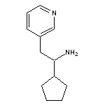 1-cyclopentyl-2-(pyridin-3-yl)ethan-1-amine