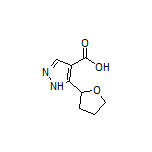 5-(2-Tetrahydrofuranyl)-1H-pyrazole-4-carboxylic Acid