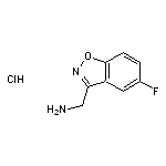 (5-fluoro-1,2-benzoxazol-3-yl)methanamine hydrochloride