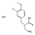 3-amino-2-[(3-fluoro-4-methoxyphenyl)methyl]propanoic acid hydrochloride