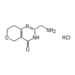 2-(Aminomethyl)-7,8-dihydro-3H-pyrano[4,3-d]pyrimidin-4(5H)-one Hydrochloride