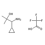 1-amino-1-cyclopropyl-2-methylpropan-2-ol, trifluoroacetic acid