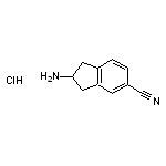 2-amino-2,3-dihydro-1H-indene-5-carbonitrile hydrochloride