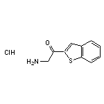 2-amino-1-(1-benzothiophen-2-yl)ethan-1-one hydrochloride