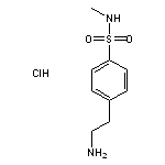 4-(2-aminoethyl)-N-methylbenzene-1-sulfonamide hydrochloride