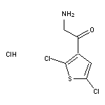 2-Amino-1-(2,5-dichlorothiophen-3-yl)ethanone Hydrochloride