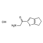 2-amino-1-{4H,5H,6H-cyclopenta[b]thiophen-2-yl}ethan-1-one hydrochloride