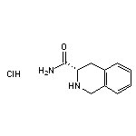 (3S)-1,2,3,4-tetrahydroisoquinoline-3-carboxamide hydrochloride