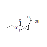 2-(Ethoxycarbonyl)-2-fluorocyclopropanecarboxylic Acid