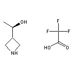 (1R)-1-(azetidin-3-yl)ethan-1-ol, trifluoroacetic acid