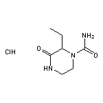 2-ethyl-3-oxopiperazine-1-carboxamide hydrochloride