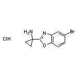 1-(5-bromo-1,3-benzoxazol-2-yl)cyclopropan-1-amine hydrochloride