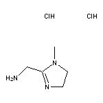 (1-methyl-4,5-dihydro-1H-imidazol-2-yl)methanamine dihydrochloride