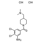 2,3-dichloro-5-{4-[(dimethylamino)methyl]piperidine-1-carbonyl}aniline dihydrochloride