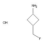 3-(fluoromethyl)cyclobutan-1-amine hydrochloride