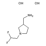 [1-(2,2-difluoroethyl)pyrrolidin-3-yl]methanamine dihydrochloride