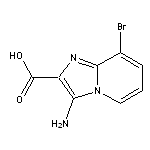 3-amino-8-bromoimidazo[1,2-a]pyridine-2-carboxylic acid