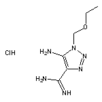 5-amino-1-(ethoxymethyl)-1H-1,2,3-triazole-4-carboximidamide hydrochloride