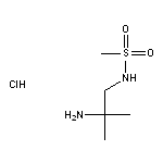 N-(2-amino-2-methylpropyl)methanesulfonamide hydrochloride