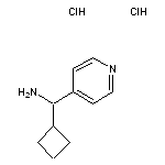 cyclobutyl(pyridin-4-yl)methanamine dihydrochloride