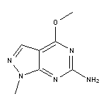 4-methoxy-1-methyl-1H-pyrazolo[3,4-d]pyrimidin-6-amine