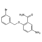 5-amino-2-[(3-bromophenyl)methoxy]benzamide