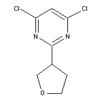 4,6-dichloro-2-(oxolan-3-yl)pyrimidine