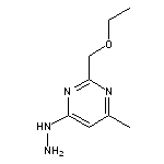 2-(ethoxymethyl)-4-hydrazinyl-6-methylpyrimidine