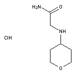 2-[(oxan-4-yl)amino]acetamide hydrochloride