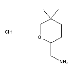 (5,5-dimethyloxan-2-yl)methanamine hydrochloride