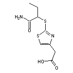 2-{2-[(1-carbamoylpropyl)sulfanyl]-1,3-thiazol-4-yl}acetic acid