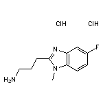 3-(5-fluoro-1-methyl-1H-1,3-benzodiazol-2-yl)propan-1-amine dihydrochloride