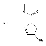 methyl 4-aminocyclopent-2-ene-1-carboxylate hydrochloride