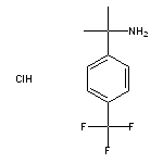 2-[4-(trifluoromethyl)phenyl]propan-2-amine hydrochloride