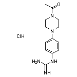 1-[4-(4-acetylpiperazin-1-yl)phenyl]guanidine hydrochloride