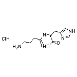 (2S)-2-(4-aminobutanamido)-3-(1H-imidazol-4-yl)propanoic acid hydrochloride