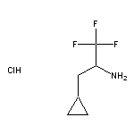 3-cyclopropyl-1,1,1-trifluoropropan-2-amine hydrochloride