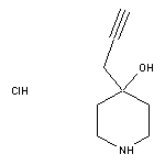 4-(prop-2-yn-1-yl)piperidin-4-ol hydrochloride