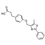 3-{4-[(5-methyl-2-phenyl-1,3-oxazol-4-yl)methoxy]phenyl}propanoic acid