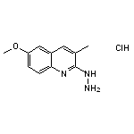 2-Hydrazino-6-methoxy-3-methylquinoline hydrochloride