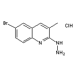 6-Bromo-2-hydrazino-3-methylquinoline hydrochloride