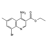 4-Amino-8-bromo-6-methylquinoline-3-carboxylic acid ethyl ester