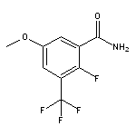 2-Fluoro-5-methoxy-3-(trifluoromethyl)benzamide