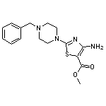 methyl 4-amino-2-(4-benzylpiperazin-1-yl)-1,3-thiazole-5-carboxylate